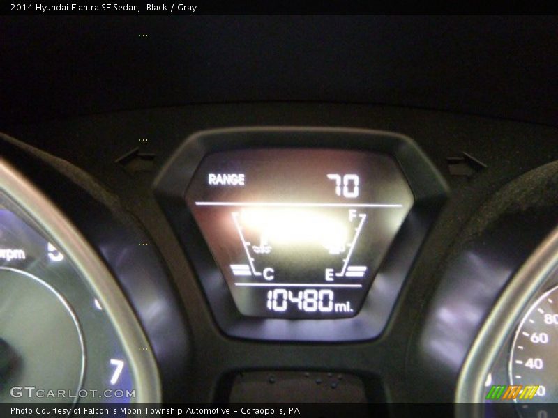 Black / Gray 2014 Hyundai Elantra SE Sedan