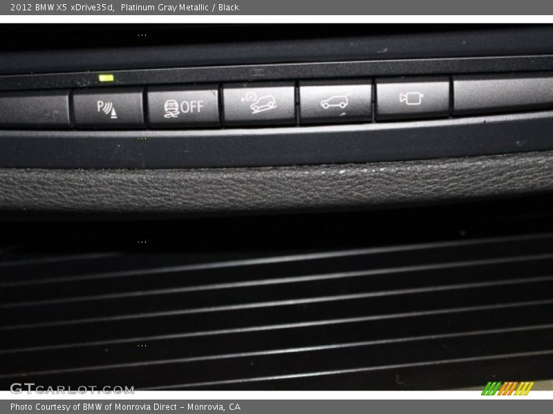 Platinum Gray Metallic / Black 2012 BMW X5 xDrive35d