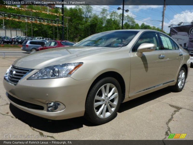 Satin Cashmere Metallic / Parchment 2012 Lexus ES 350