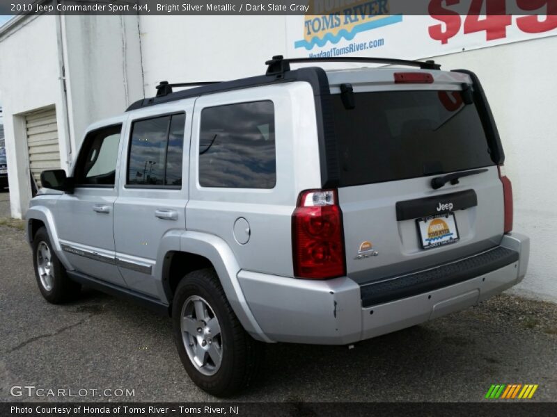 Bright Silver Metallic / Dark Slate Gray 2010 Jeep Commander Sport 4x4