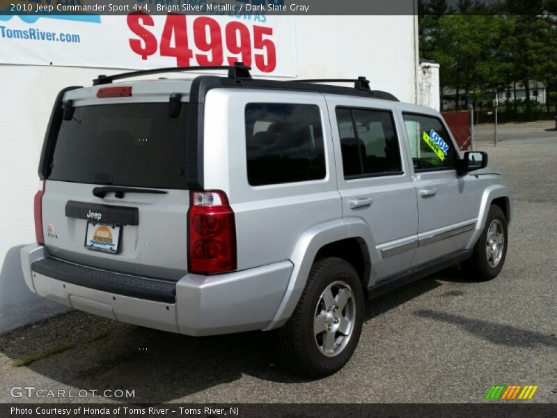 Bright Silver Metallic / Dark Slate Gray 2010 Jeep Commander Sport 4x4