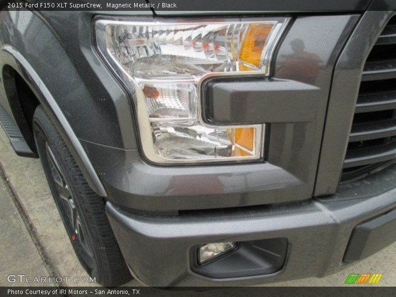 Magnetic Metallic / Black 2015 Ford F150 XLT SuperCrew