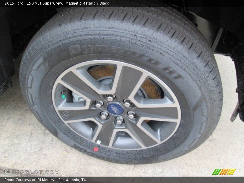 Magnetic Metallic / Black 2015 Ford F150 XLT SuperCrew