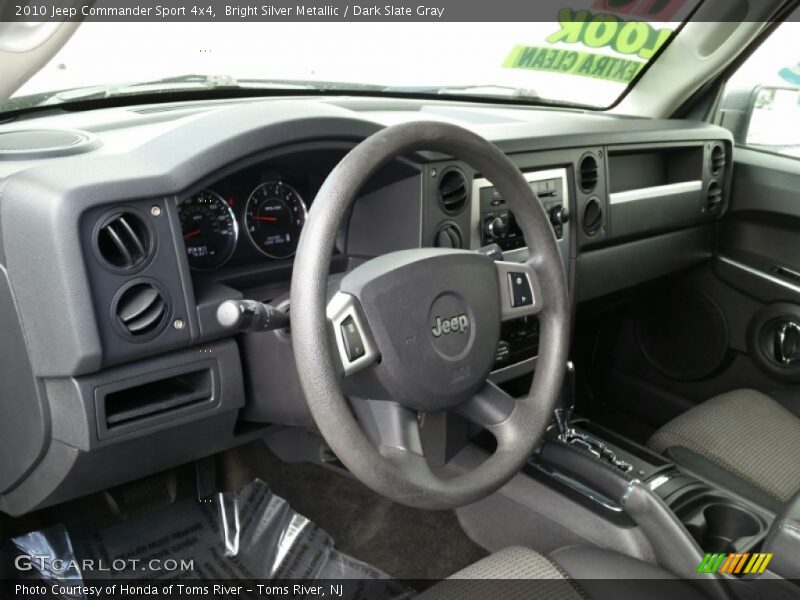 Bright Silver Metallic / Dark Slate Gray 2010 Jeep Commander Sport 4x4