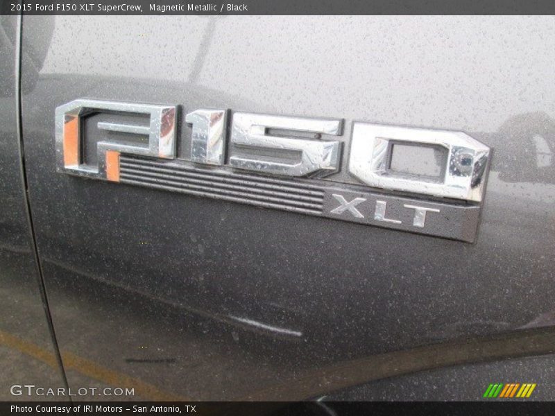 Magnetic Metallic / Black 2015 Ford F150 XLT SuperCrew