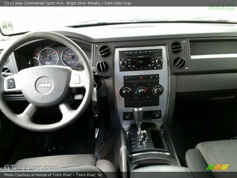 Bright Silver Metallic / Dark Slate Gray 2010 Jeep Commander Sport 4x4