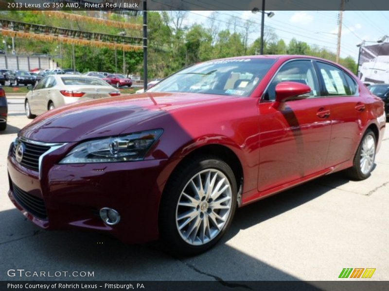Riviera Red / Black 2013 Lexus GS 350 AWD