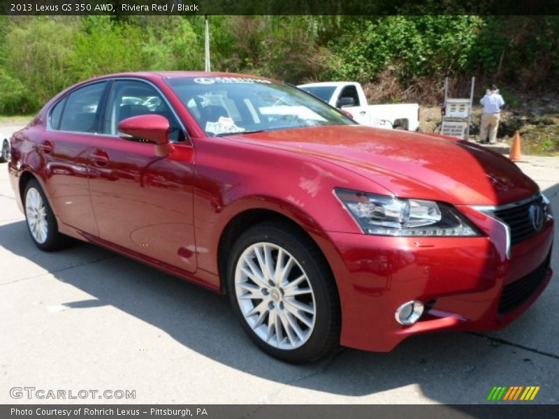 Riviera Red / Black 2013 Lexus GS 350 AWD