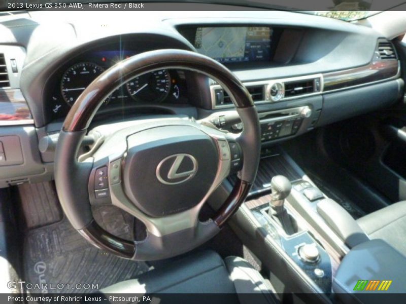Riviera Red / Black 2013 Lexus GS 350 AWD