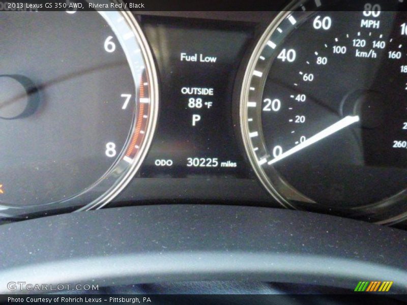 Riviera Red / Black 2013 Lexus GS 350 AWD