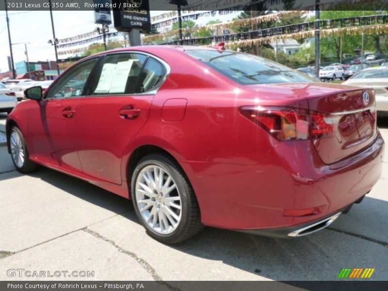 Riviera Red / Black 2013 Lexus GS 350 AWD