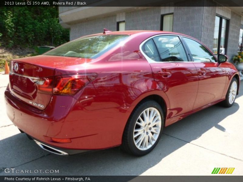 Riviera Red / Black 2013 Lexus GS 350 AWD