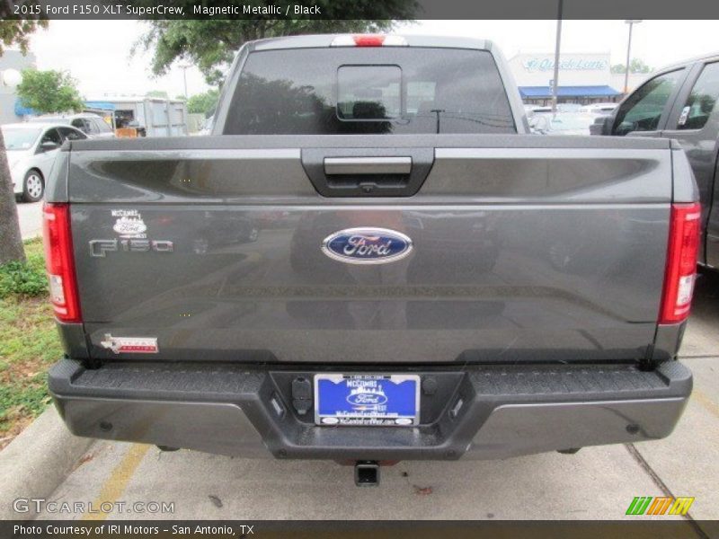 Magnetic Metallic / Black 2015 Ford F150 XLT SuperCrew