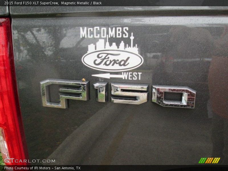Magnetic Metallic / Black 2015 Ford F150 XLT SuperCrew