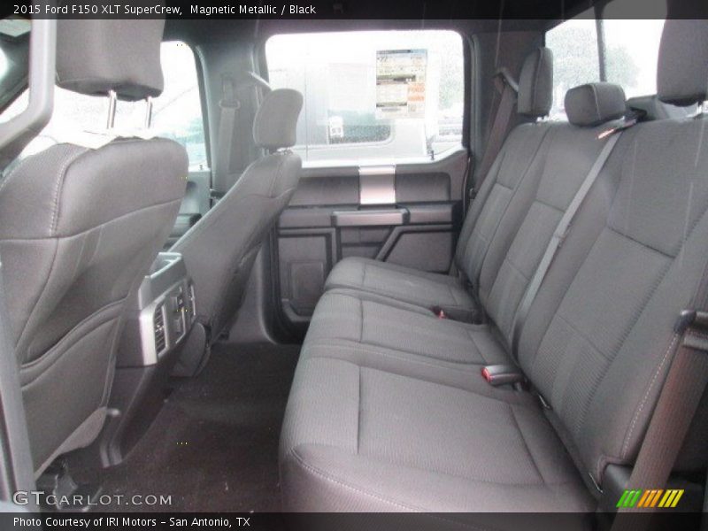 Magnetic Metallic / Black 2015 Ford F150 XLT SuperCrew