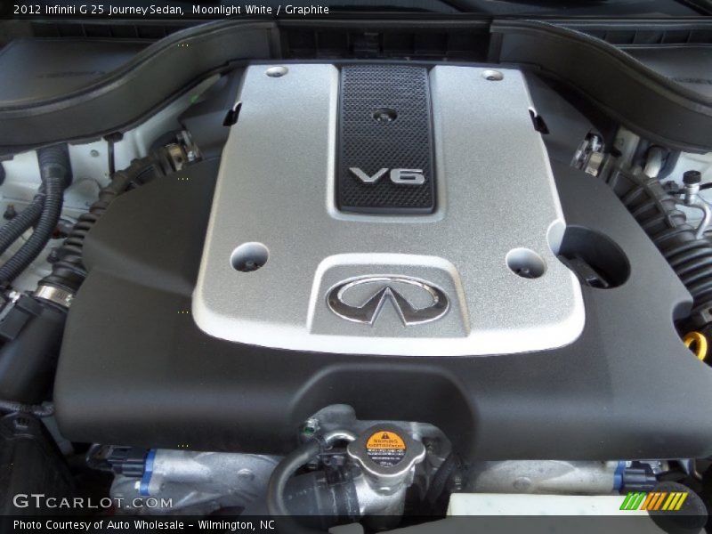 Moonlight White / Graphite 2012 Infiniti G 25 Journey Sedan