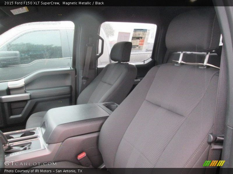 Magnetic Metallic / Black 2015 Ford F150 XLT SuperCrew
