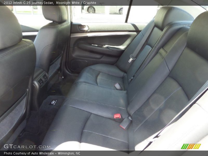 Moonlight White / Graphite 2012 Infiniti G 25 Journey Sedan