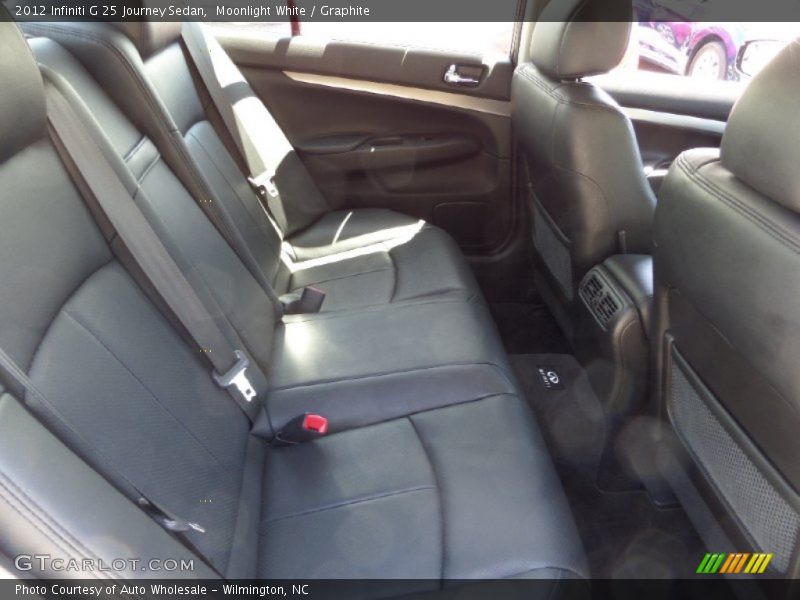 Moonlight White / Graphite 2012 Infiniti G 25 Journey Sedan