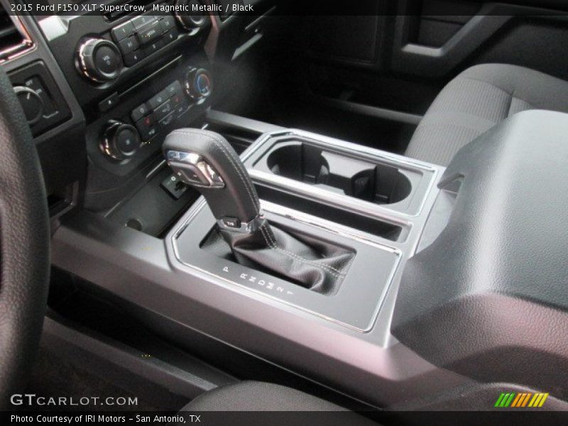 Magnetic Metallic / Black 2015 Ford F150 XLT SuperCrew
