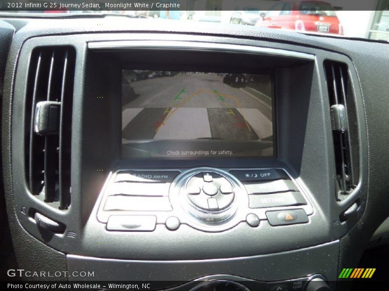 Moonlight White / Graphite 2012 Infiniti G 25 Journey Sedan