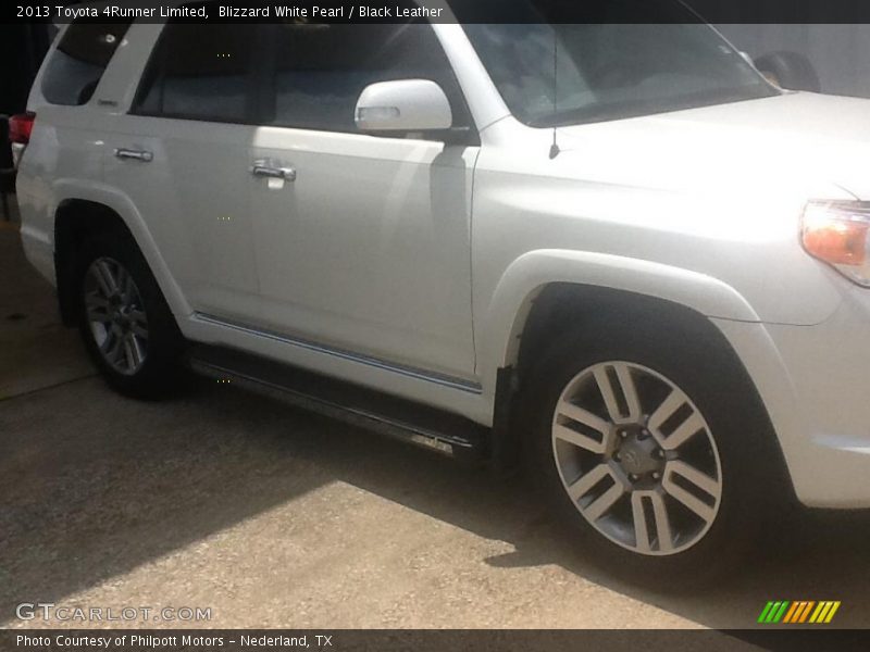 Blizzard White Pearl / Black Leather 2013 Toyota 4Runner Limited