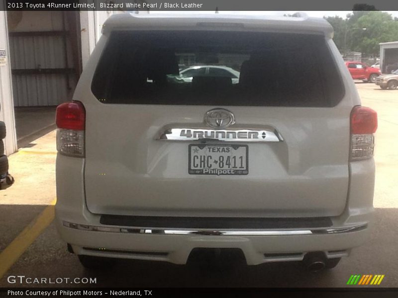 Blizzard White Pearl / Black Leather 2013 Toyota 4Runner Limited