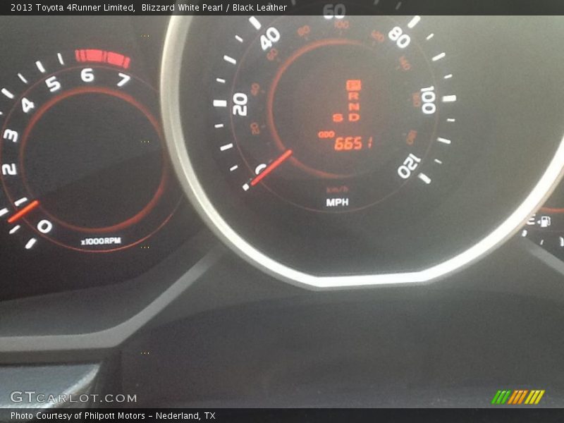 Blizzard White Pearl / Black Leather 2013 Toyota 4Runner Limited