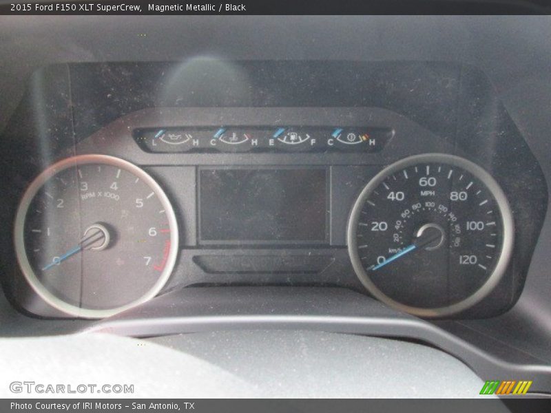 Magnetic Metallic / Black 2015 Ford F150 XLT SuperCrew