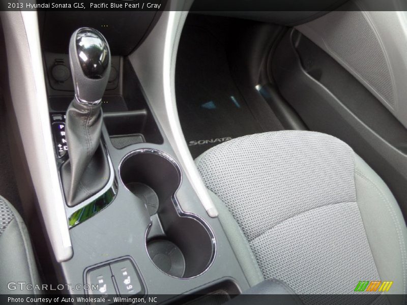 Pacific Blue Pearl / Gray 2013 Hyundai Sonata GLS