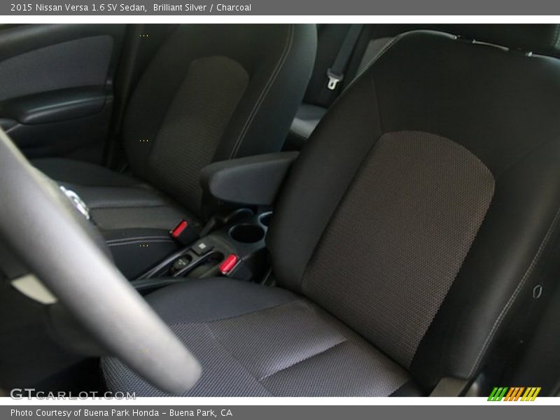 Brilliant Silver / Charcoal 2015 Nissan Versa 1.6 SV Sedan
