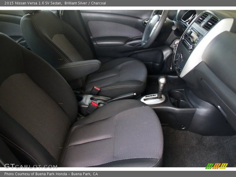 Brilliant Silver / Charcoal 2015 Nissan Versa 1.6 SV Sedan