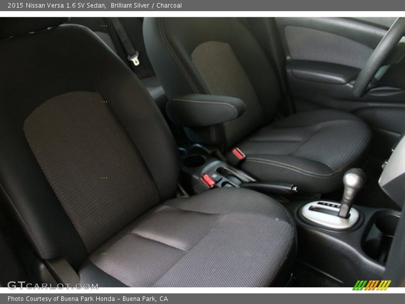 Brilliant Silver / Charcoal 2015 Nissan Versa 1.6 SV Sedan