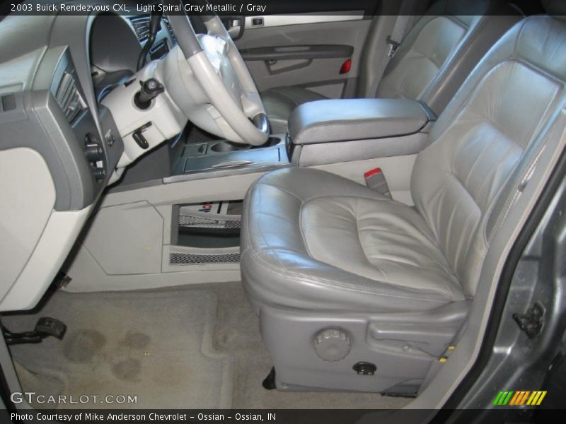 Light Spiral Gray Metallic / Gray 2003 Buick Rendezvous CXL
