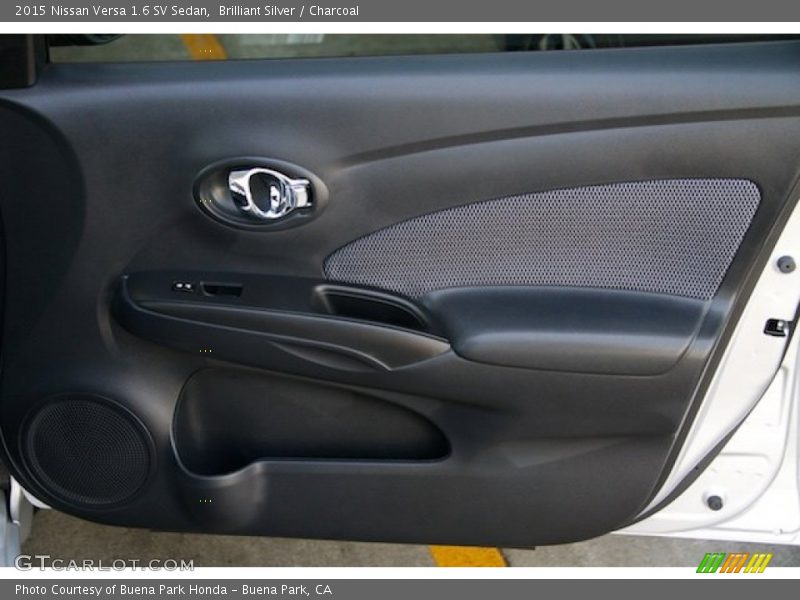 Brilliant Silver / Charcoal 2015 Nissan Versa 1.6 SV Sedan