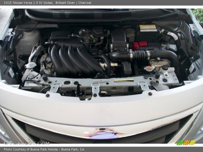 Brilliant Silver / Charcoal 2015 Nissan Versa 1.6 SV Sedan