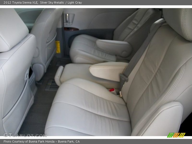 Silver Sky Metallic / Light Gray 2012 Toyota Sienna XLE