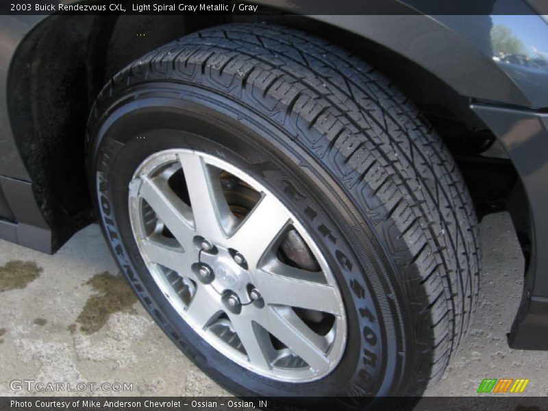 Light Spiral Gray Metallic / Gray 2003 Buick Rendezvous CXL