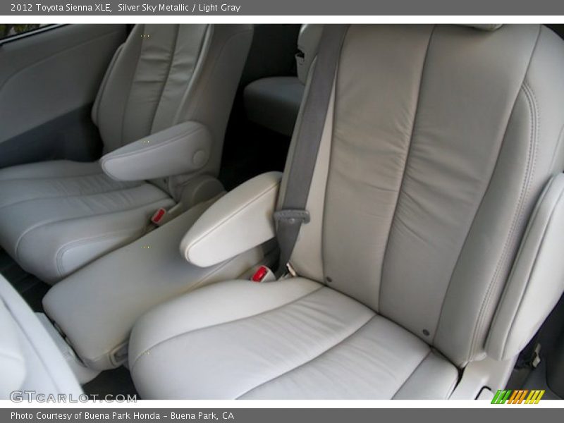 Silver Sky Metallic / Light Gray 2012 Toyota Sienna XLE