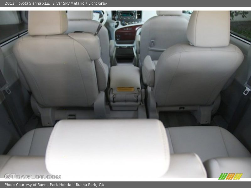 Silver Sky Metallic / Light Gray 2012 Toyota Sienna XLE