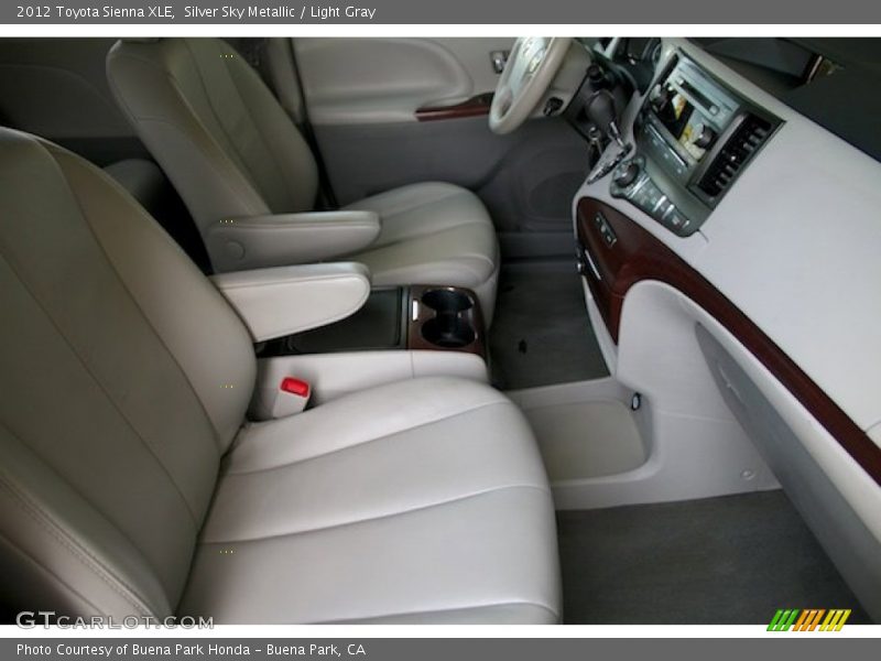 Silver Sky Metallic / Light Gray 2012 Toyota Sienna XLE