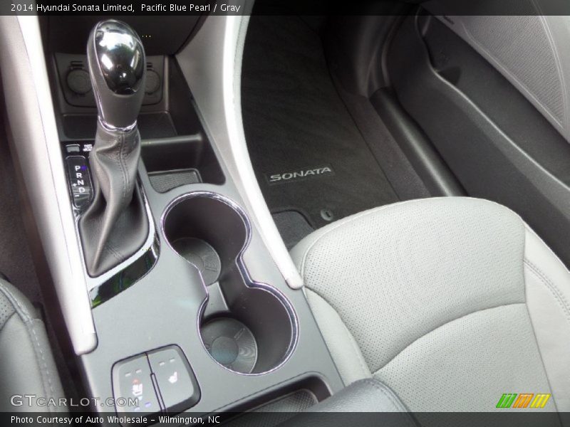 Pacific Blue Pearl / Gray 2014 Hyundai Sonata Limited