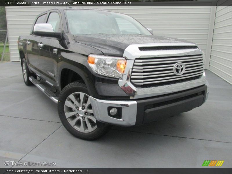 Attitude Black Metallic / Sand Beige 2015 Toyota Tundra Limited CrewMax