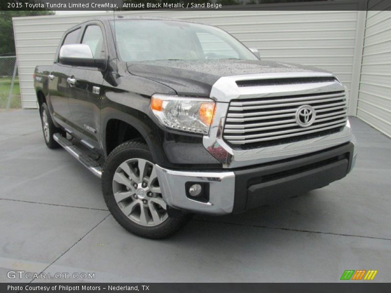 Attitude Black Metallic / Sand Beige 2015 Toyota Tundra Limited CrewMax