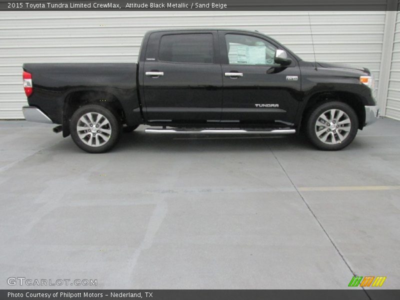 Attitude Black Metallic / Sand Beige 2015 Toyota Tundra Limited CrewMax