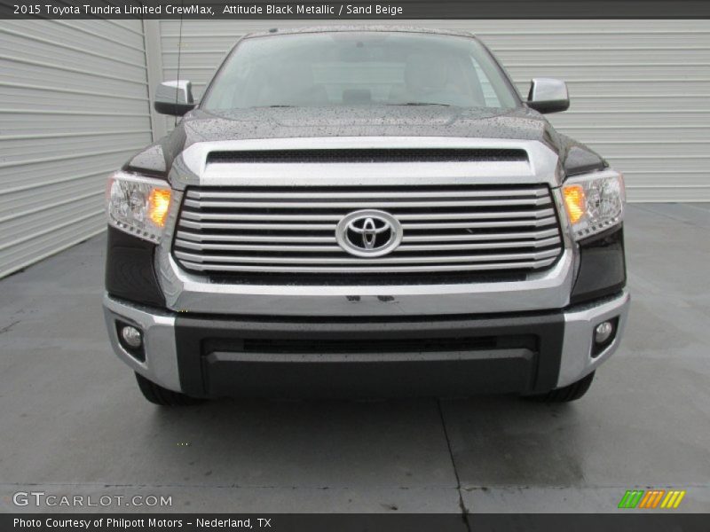 Attitude Black Metallic / Sand Beige 2015 Toyota Tundra Limited CrewMax