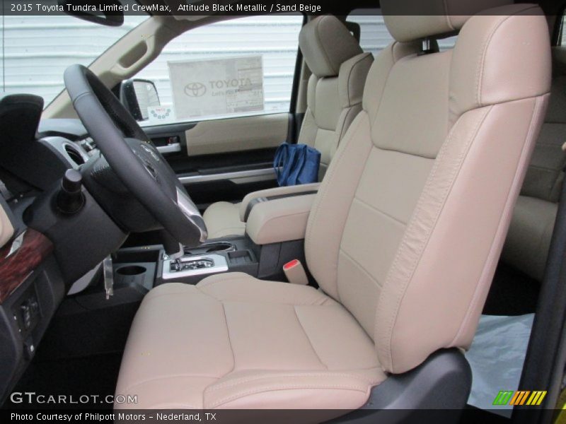 Attitude Black Metallic / Sand Beige 2015 Toyota Tundra Limited CrewMax
