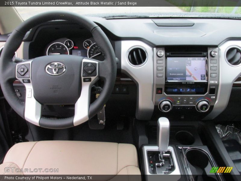 Attitude Black Metallic / Sand Beige 2015 Toyota Tundra Limited CrewMax