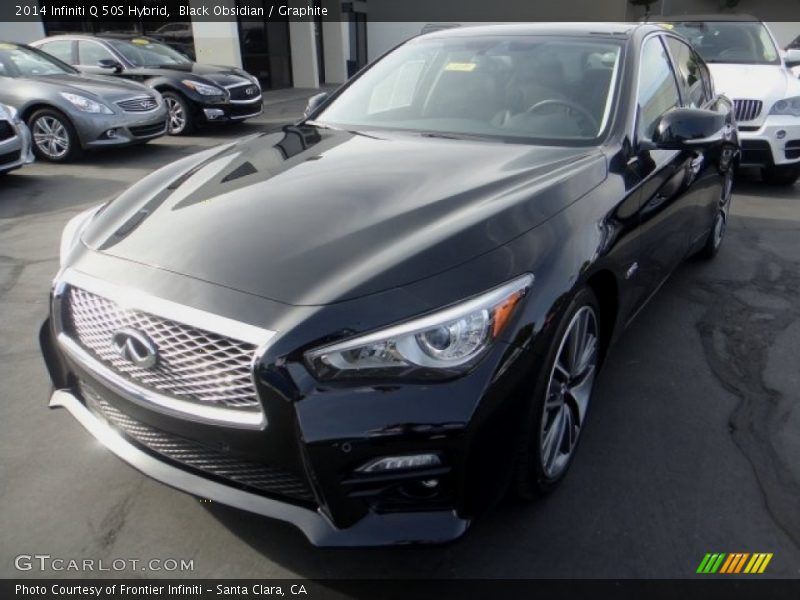Black Obsidian / Graphite 2014 Infiniti Q 50S Hybrid