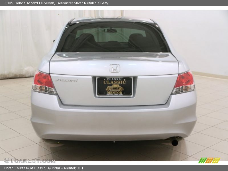 Alabaster Silver Metallic / Gray 2009 Honda Accord LX Sedan